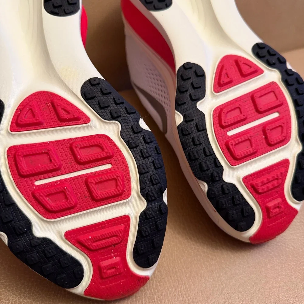 Nike Air Zoom Vomero 18 Mens‎ Road Running Shoes White Red HM6803-001 Size 6.5